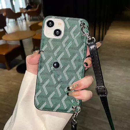 レザー アイフォーン 15 ケース ゴヤール goyard