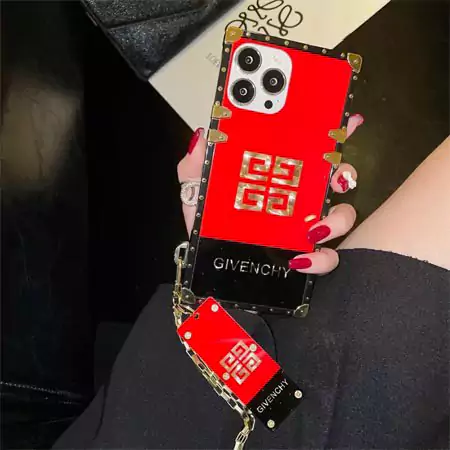 givenchy iphone15 plusケース ンダント付き