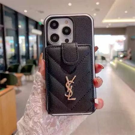 ysl ロゴ iphone15 plusケースレデイース