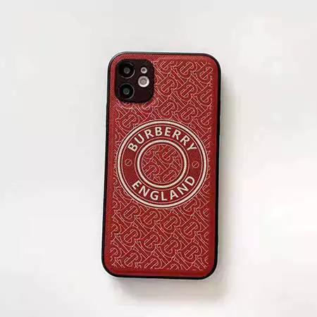 burberry英字プリント付12pro maxカバー
