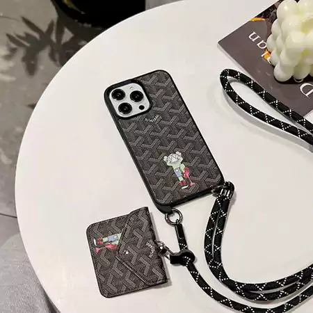 goyard ゴヤール アイフォン 15ケース 皮製
