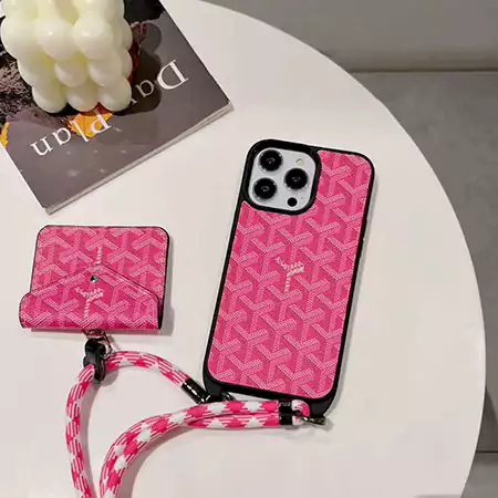 goyard風 アイフォン 15proケース