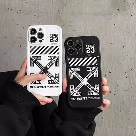 オフホワイト iPhone 12pro12promax 白黒 ケース
