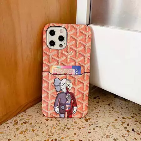 皮製アイフォーン13Promax13goyardスマホケース