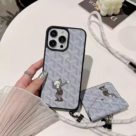 goyard風 iphone 14pro maxケース