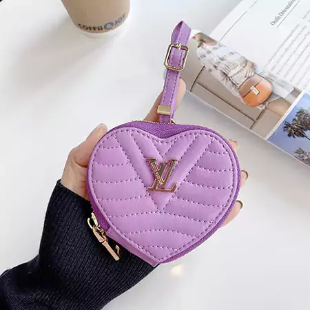 刺繍ハート型ユニバーサルイヤホンバッグ lv