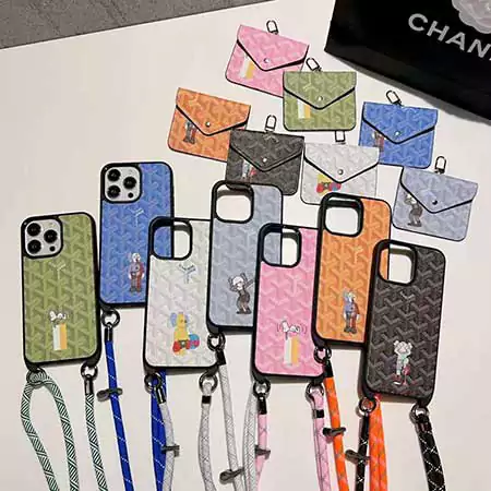 goyard ゴヤール アイフォン 15ケース 皮製