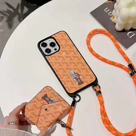 ゴヤール アイフォーン 15プロケース ストラップ付き