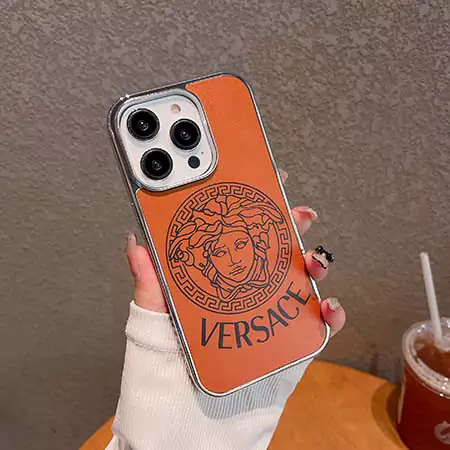 ヴェルサーチiphone16ケース 皮製