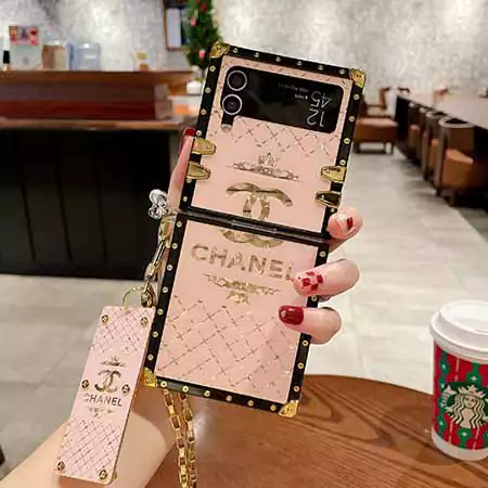 欧米風 Chanel GalaxyZFlip3 カバー