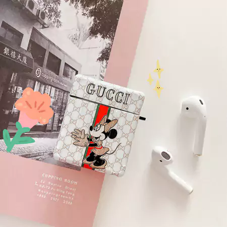 gucci エアーポッズケース ミッキー ミニー模様