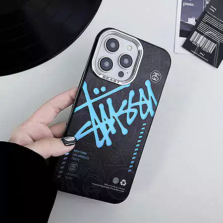 アイホン 15 カバー PE stussy風