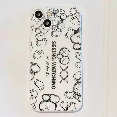 アイホン 15 スマホケースkaws ソフトゴーム