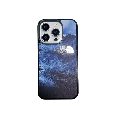 ノースフェイスiphone16proケース雪山