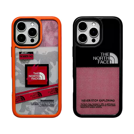 ノースフェイスiphone 16 proケース TPU