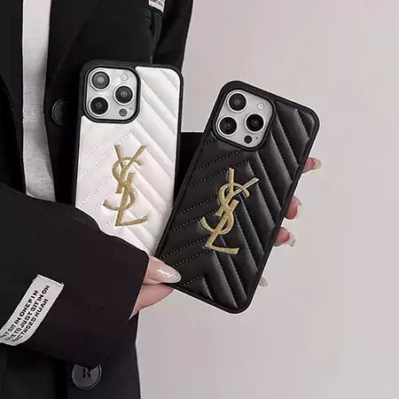 イヴサンローランiphone16proケース レザー