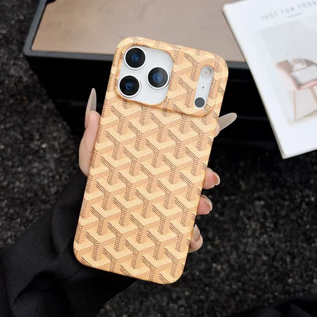 ゴヤールiphone17promaxケース 強化ガラス