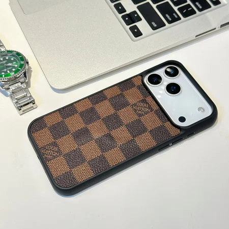  iPhone16Pro/16Plus ダミエ柄 ケース