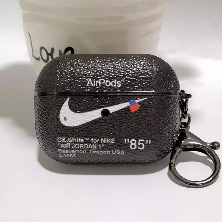 AirpodsProケース ペンダント付きナイキ