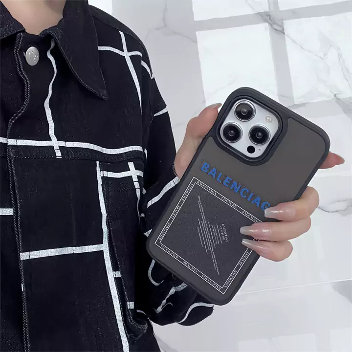 バレンシアガiphone16ケース半透明