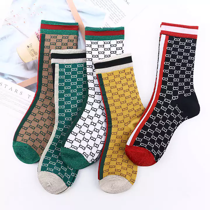 積み靴下 配色的 かわいい コットン製 ソックス