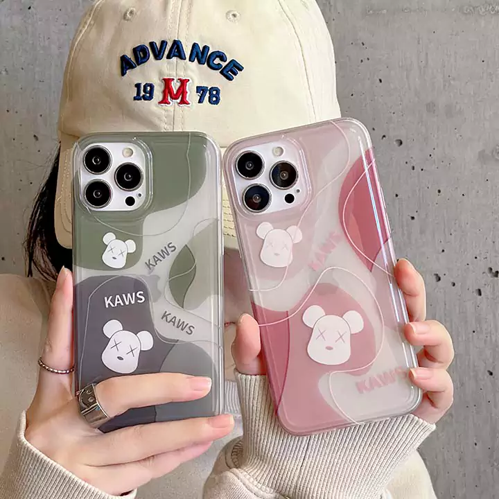 光沢感 kaws スマホケース アイフォーン13 pro max13pro