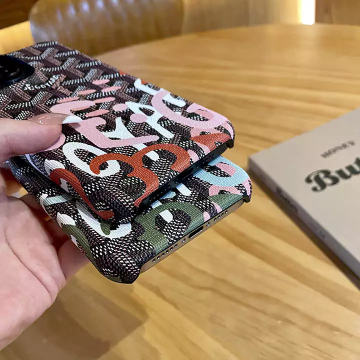 goyard風 iphone16 proケース