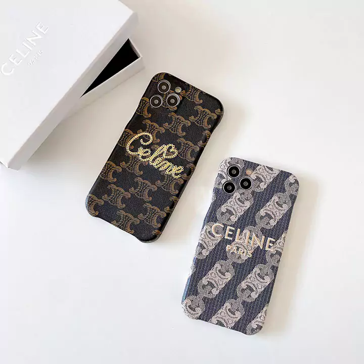 CELINE iphone12proケース布製 刺繍