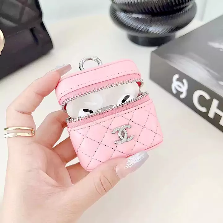 chanel airpods 3ケース皮製 刺繍