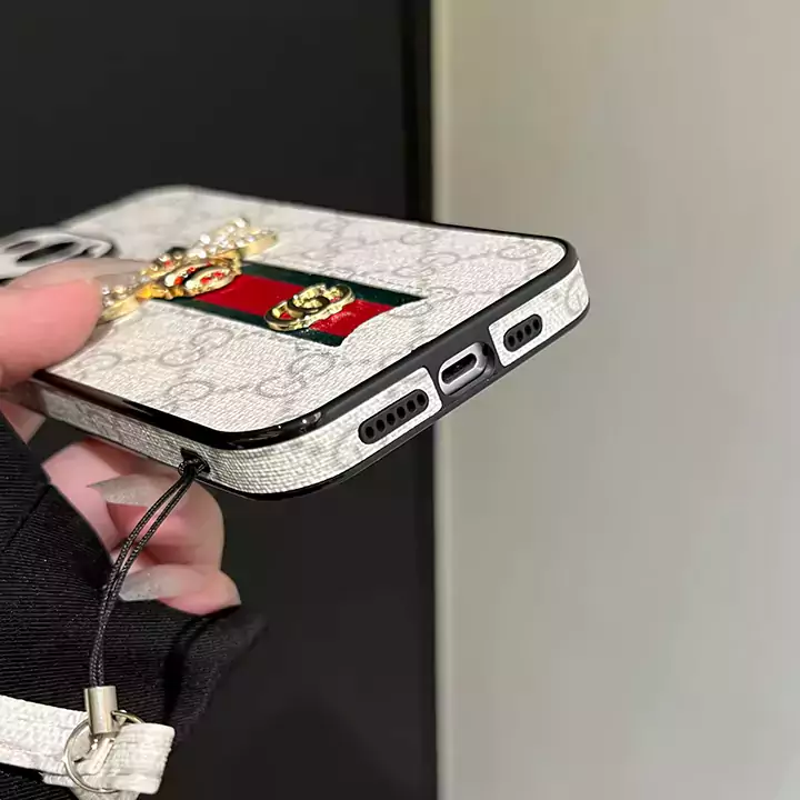 グッチアイフォン16 proケース ストラップ付き