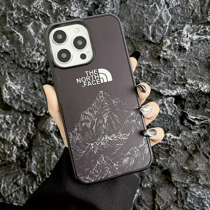 ノースフェイス iphone16ケース マグネット搭載